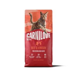 CARNILOVE Active Cat Beef and Venison Sterilised 6 kg wołowina i dziczyzna, dla kotów sterylizowanych