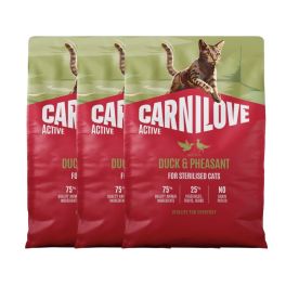 CARNILOVE Active Cat Duck and Pheasant Sterilised 3x2 kg kaczka i bażant, dla kotów sterylizowanych