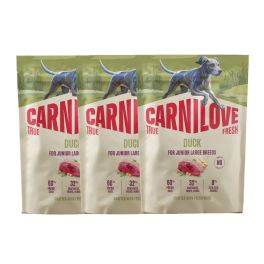 CARNILOVE True Fresh Dog Duck Junior Large 3x1,5 kg sucha karma ze świeżą kaczką dla juniorów dużych ras