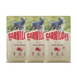 CARNILOVE True Fresh Dog Duck Junior Large 3x4 kg sucha karma ze świeżą kaczką dla juniorów dużych ras