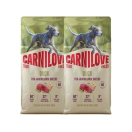 CARNILOVE True Fresh Dog Duck Junior Large 2X12 kg sucha karma ze świeżą kaczką dla juniorów dużych ras