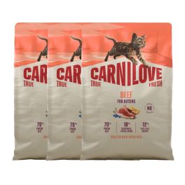 CARNILOVE True Fresh Cat Beef Kittens 3x2 kg wołowina, dla kociąt wszystkich ras