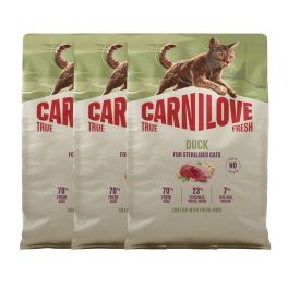 CARNILOVE True Fresh Cat Duck Sterilised 3x2 kg kaczka, dla kotów po sterylizacji