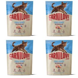 CARNILOVE True Fresh Cat Fish and Turkey Sterilised 4x400 g ryba i indyk, dla kotów po sterylizacji