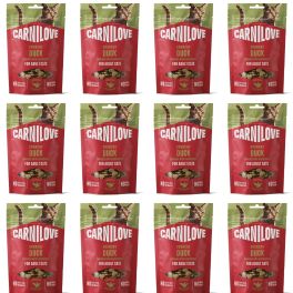 CARNILOVE Crunchy Snack Cat Salmon 12x50 g z łososiem i kocimiętką, chrupiący przysmak dla kotów