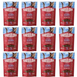 CARNILOVE Crunchy Snack Cat Salmon 12x50 g z łososiem i kocimiętką, chrupiący przysmak dla kotów