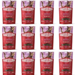 CARNILOVE Soft Snack Cat Buffalo 12x50 g z bawołem i jagodami, miękkie przysmaki dla kotów