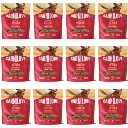 CARNILOVE Dog Crunchy Snack Ostrich 12x200g chrupiące przysmaki ze strusiem dla dorosłych psów