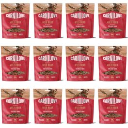 CARNILOVE Dog Crunchy Snack Wild Boar 12x200g chrupiące przysmaki z dzikiem dla dorosłych psów