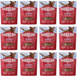 CARNILOVE Dog Soft Snack Sardines 12x200g miękkie przysmaki z sardynką dla dorosłych psów