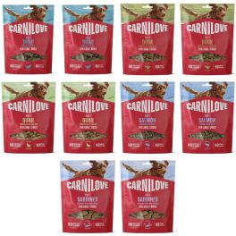 CARNILOVE Dog Soft Mix smaków 10x200g zestaw miękkich przysmaków dla dorosłych psów