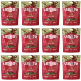 CARNILOVE Dog Soft Snack Duck 12x200g miękkie przysmaki z kaczką dla dorosłych psów