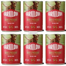 CARNILOVE Dog Can Duck and Pheasant 6x400g pasztet z kaczką i bażantem dla dorosłych psów