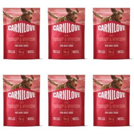 CARNILOVE Dog Pouch Turkey and Venision 6x300g karma mokra indyk i dziczyzna dla dorosłych psów