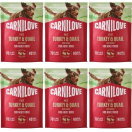 CARNILOVE Dog Pouch Turkey and Quial 6x300g karma mokra indyk i przepiórka dla dorosłych psów
