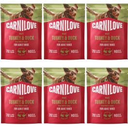 CARNILOVE Dog Pouch Turkey and Duck 6x300g karma mokra indyk i kaczka dla dorosłych psów
