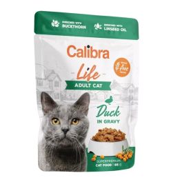 CALIBRA Cat Life Pouch Adult Duck in gravy 85 g kaczka w sosie dla kotów