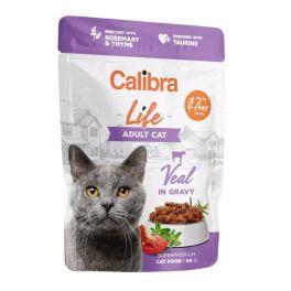 CALIBRA Cat Life Pouch Adult Veal in gravy 85 g cielęcina w sosie dla kotów
