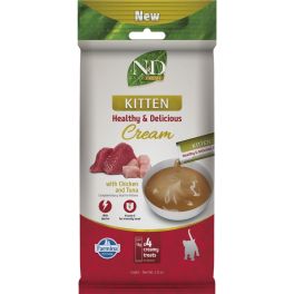 FARMINA N&D Prime Cat Creamy Chicken and Tuna Kitten 60 g z kurczakiem i tuńczykiem, kremowy przysmak dla kociąt