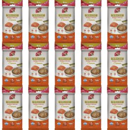 FARMINA N&D Quinoa Cat Skin Coat Cream Salmon 15x60 g z łososiem, kremowy przysmak dla kotów wspierający zdrowie skóry i sierści