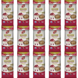 FARMINA N&D Quinoa Cat Hairball Cream Chicken and Tuna 15x60 g z kurczakiem i tuńczykiem, odkłaczający kremowy przysmak dla kotów