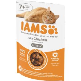 IAMS Cat Senior All Breeds Chicken In Gravy kurczak w sosie dla starszych kotów 85 g