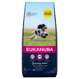 EUKANUBA Growing Puppy Medium Breed bogata w świeżego kurczaka 18kg