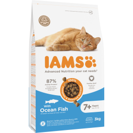 IAMS For Vitality Cat Senior Ocean Fish karma dla starszych kotów z rybą 3 kg