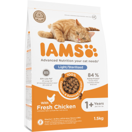 IAMS for Vitality Sterilised karma dla kotów dorosłych po kastracji z kurczakiem 1,5 kg