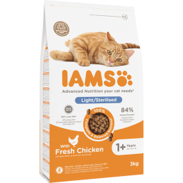 IAMS For Vitality Adult sterilised Chicken 3 kg