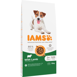 IAMS For Vitality Adult Small & Medium Breed Lamb 12 kg