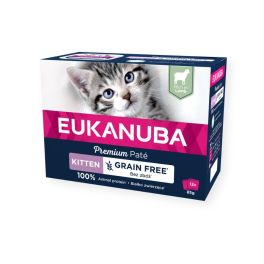 EUKANUBA Grain Free Kitten pasztet dla kociąt Jagnięcina 12 x 85 g