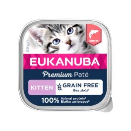 EUKANUBA Grain Free Kitten pasztet dla kociąt Łosoś 85 g