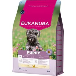 EUKANUBA Puppy Small Breeds Chicken 3 kg sucha karma dla szczeniąt małych ras bogata w świeżego kurczaka