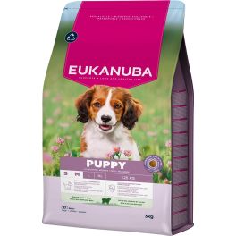 EUKANUBA Puppy Small Medium Breeds Lamb Rice 3 kg sucha karma dla szczeniąt ras małych i średnich bogata w jagnięcinę i ryż