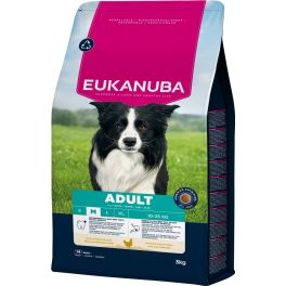 EUKANUBA Adult Medium Breeds Chicken 3 kg sucha karma dla psów średnich ras bogata w świeżego kurczaka