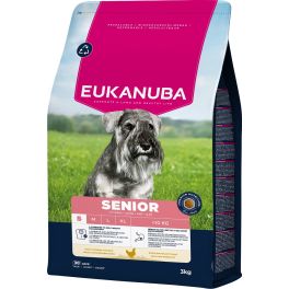 EUKANUBA Senior Small Breeds Chicken 3 kg sucha karmadla starszych psów ras małych bogata w świeżego kurczaka