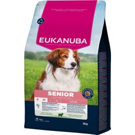 EUKANUBA Senior Small Medium Breeds Lamb Rice 3 kg sucha karma dla starszych psów małych i średnich ras bogata w jagnięcinę i ryż