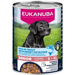 EUKANUBA Life Care Senior Rich in Trout 400 g pasztet dla psów starszych bogaty w pstrąga i bataty