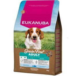 EUKANUBA Grain Free Adult Small Medium Ocean Fish 3 kg bezzbóżowa karma dla dorosłych psów małych i średnich ras z rybą