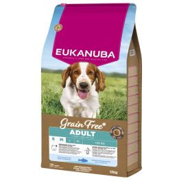 EUKANUBA Grain Free Adult Small Medium Ocean Fish 12 kg bezzbóżowa karma dla dorosłych psów małych i średnich ras z rybą