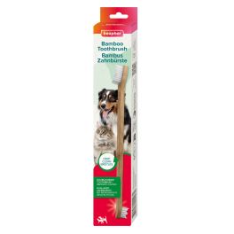 BEAPHAR Bamboo Toothbrush bambusowa dwustronna szczoteczka do zębów dla psów i kotów