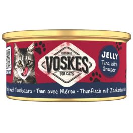 VOSKES Jelly Tuna with Grouper 85 g tuńczyk z granikiem w galaretce, karma uzupełniająca dla kota