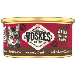 VOSKES Jelly Tuna with Dentex 85 g 100% tuńczyk z kielczakiem w galaretce, karma uzupełniająca dla kota