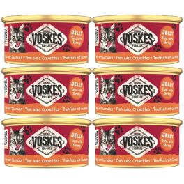 VOSKES Jelly Tuna with Shrimp 6x85 g100% tuńczyk z krewetką w galaretce, karma uzupełniająca dla kota
