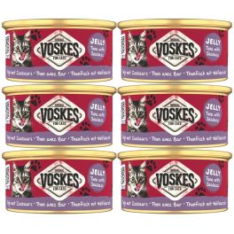 VOSKES Jelly Tuna with Seabass 6x85 g 100% tuńczyk z okoniem morskim w galaretce, karma uzupełniająca dla kota