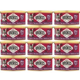VOSKES Jelly Tuna with Squid 12x85 g 100% tuńczyk z kalmarem w galaretce, karma uzupełniająca dla kota