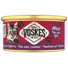 VOSKES Jelly Tuna with Squid 85 g tuńczyk z kalmarem w galaretce, karma uzupełniająca dla kota