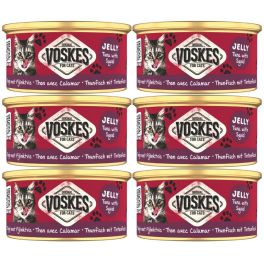VOSKES Jelly Tuna with Squid 6x85 g 100% tuńczyk z kalmarem w galaretce, karma uzupełniająca dla kota
