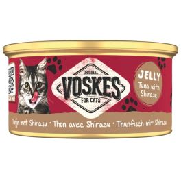 VOSKES Jelly Tuna with Shirasu 85 g tuńczyk z sardelą w galaretce, karma uzupełniająca dla kota